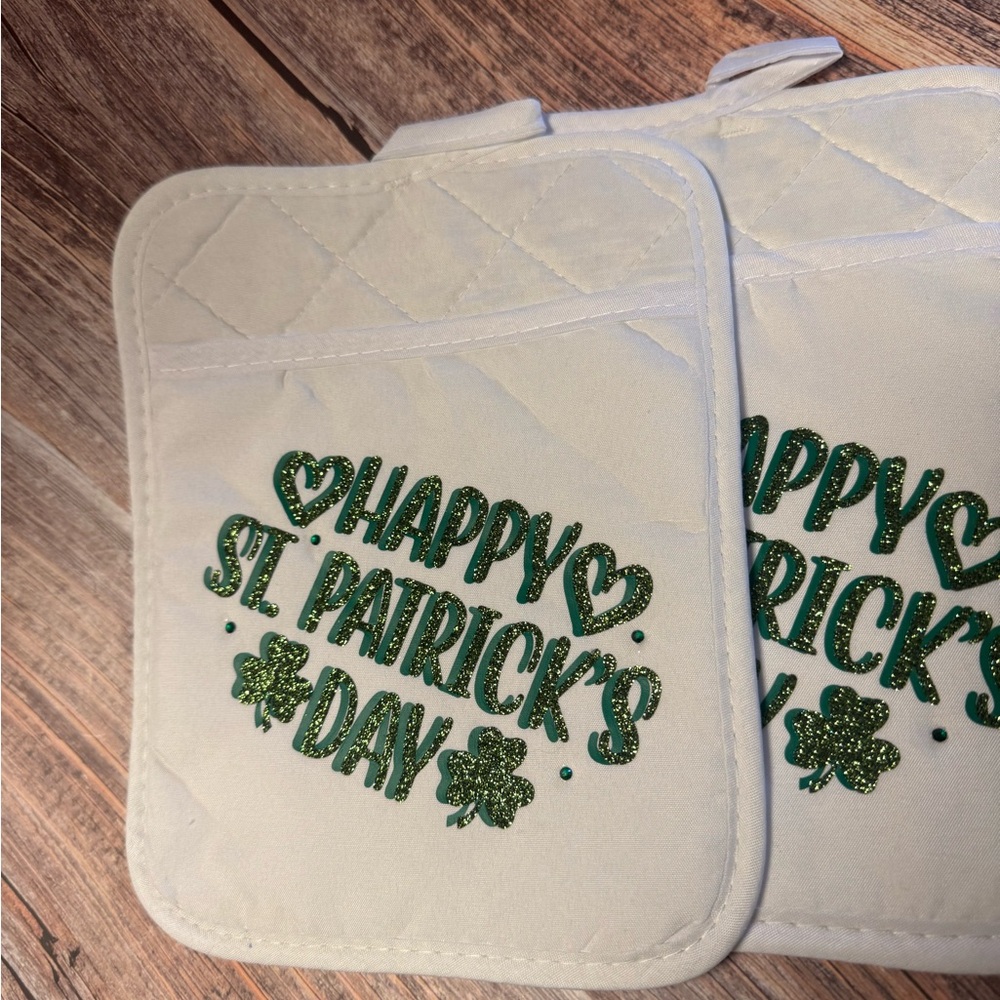 NEW St. Patrick's Day Pot Holders Item #PHK7328 - Picture 2 of 3